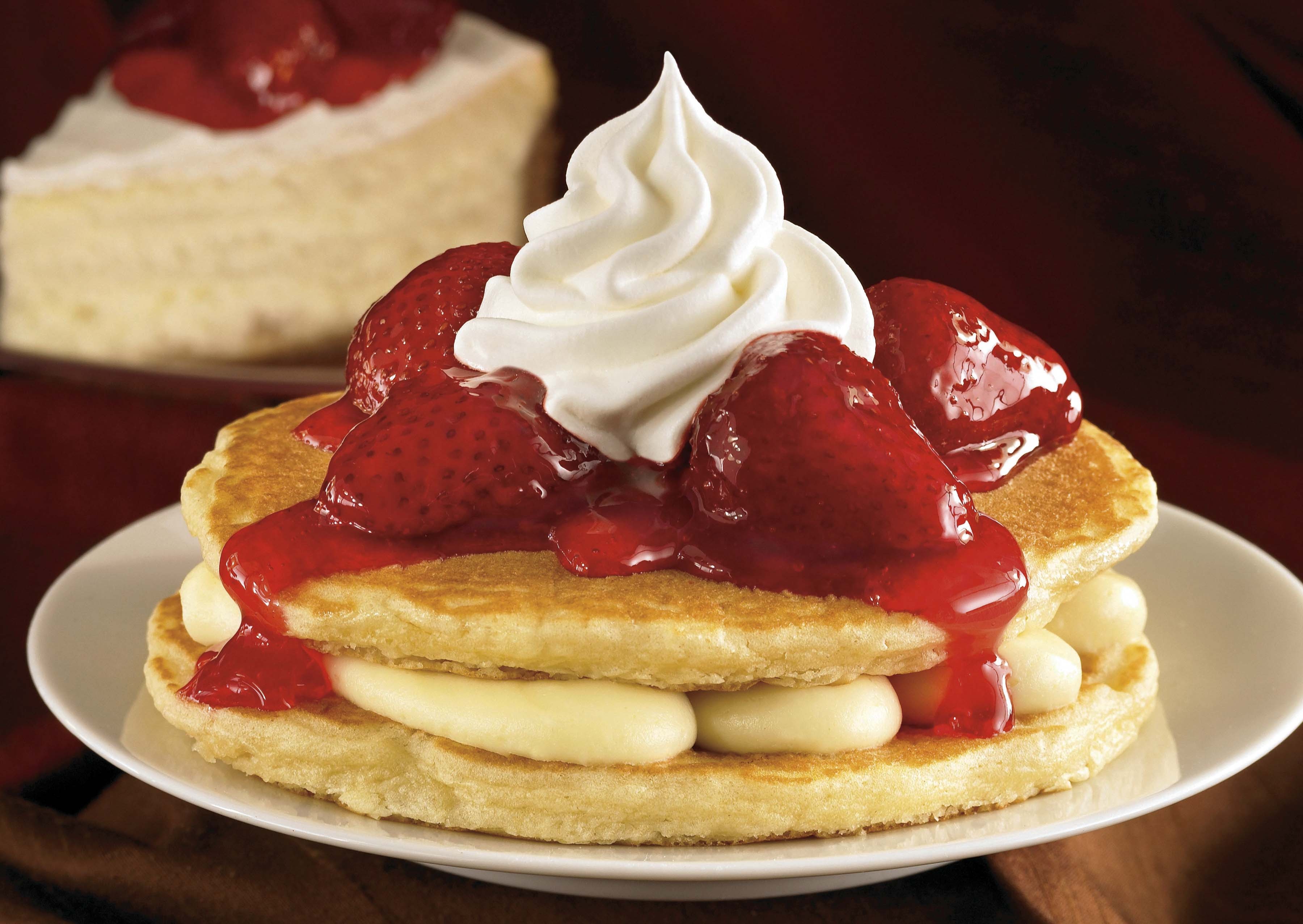 IHOP offers cheescake-filled pancakes