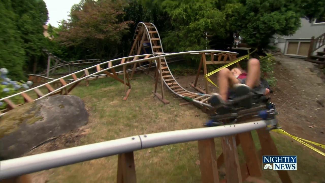 Enjoy the Thrills of a Roller Coaster in Your Own Backyard ...