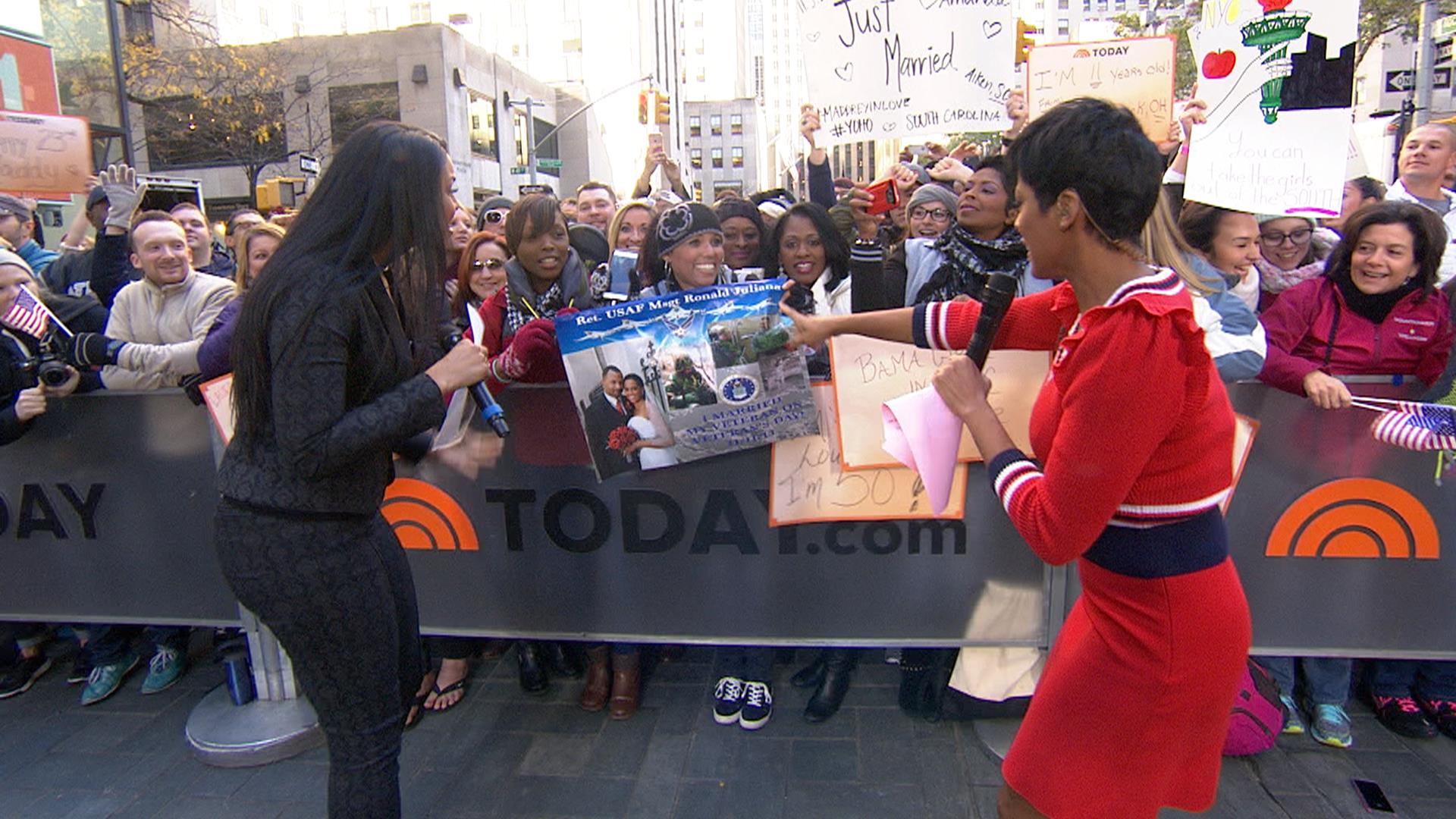 Freebie Friday: Tamron Hall, Jordan Sparks give away pillows (with a secret surprise!)