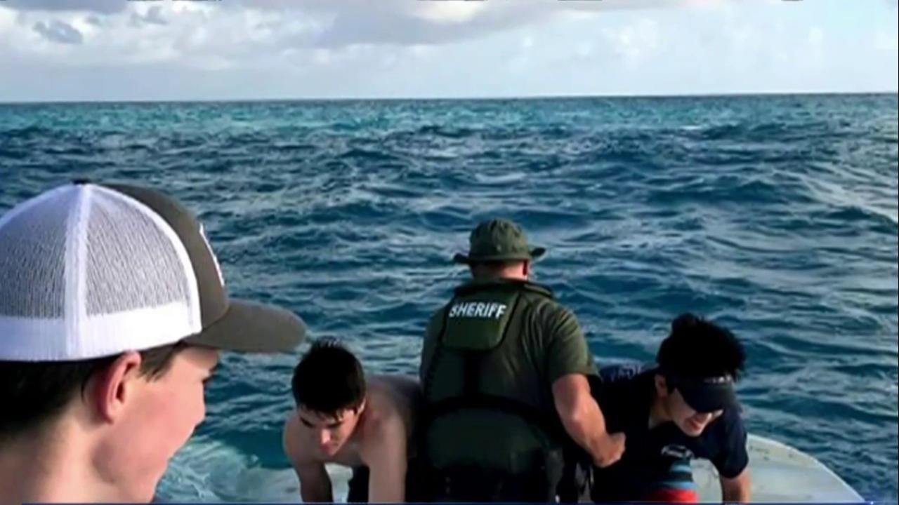 Florida Teens Experience Close Call as Boat Capsizes off Keys