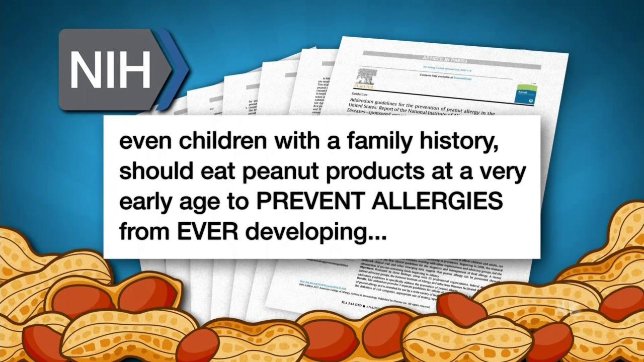 NIH Guidelines Call for Parents to Feed Kids Peanuts Early and Often