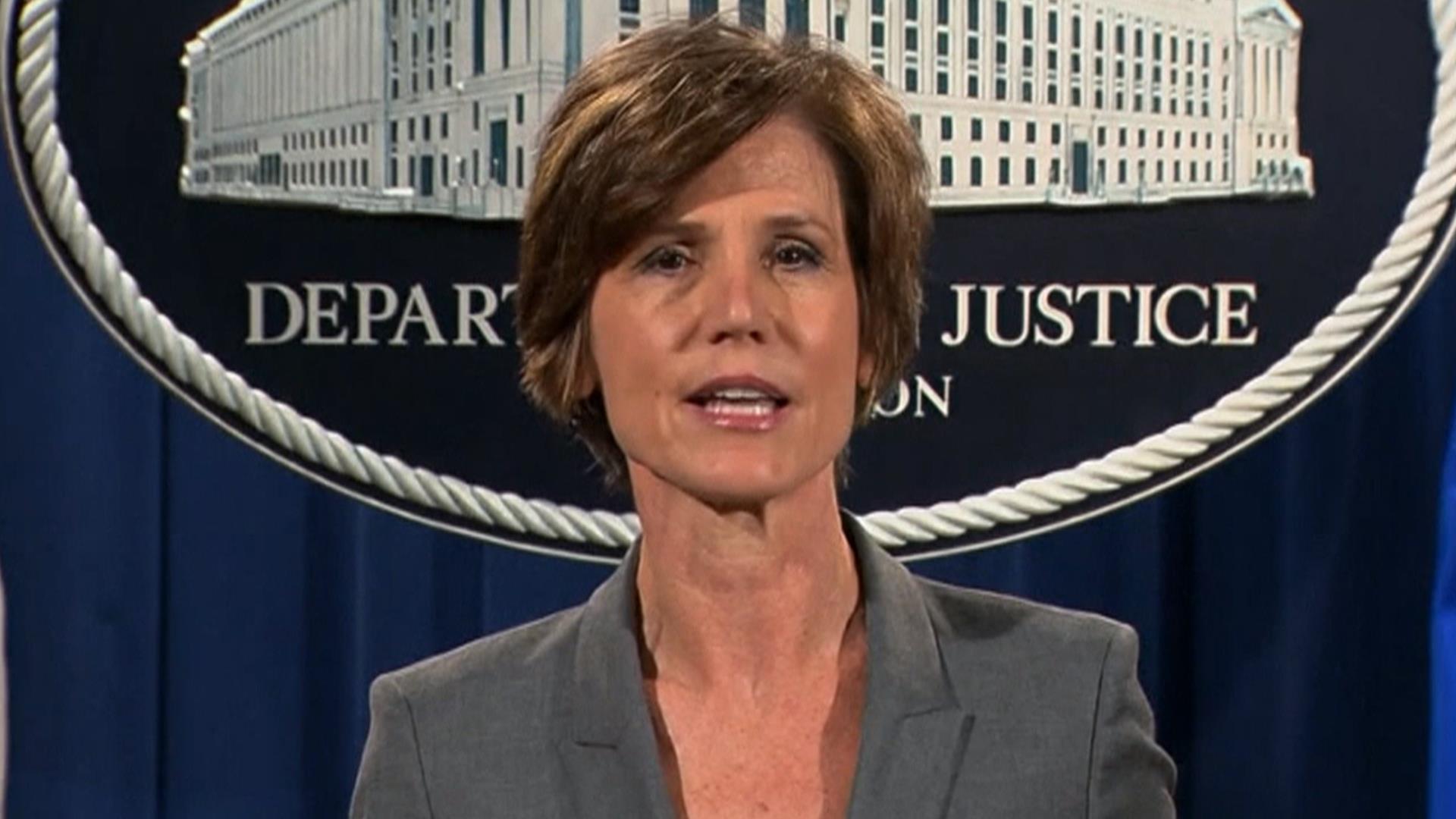 Sally Yates' decision not to enforce Trump travel ban was 'largely symbolic'