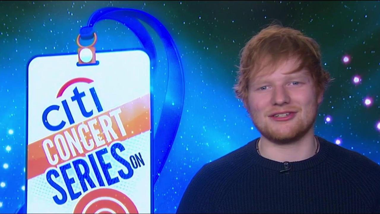 Ed Sheeran announces 'very special' concert on TODAY plaza March 8