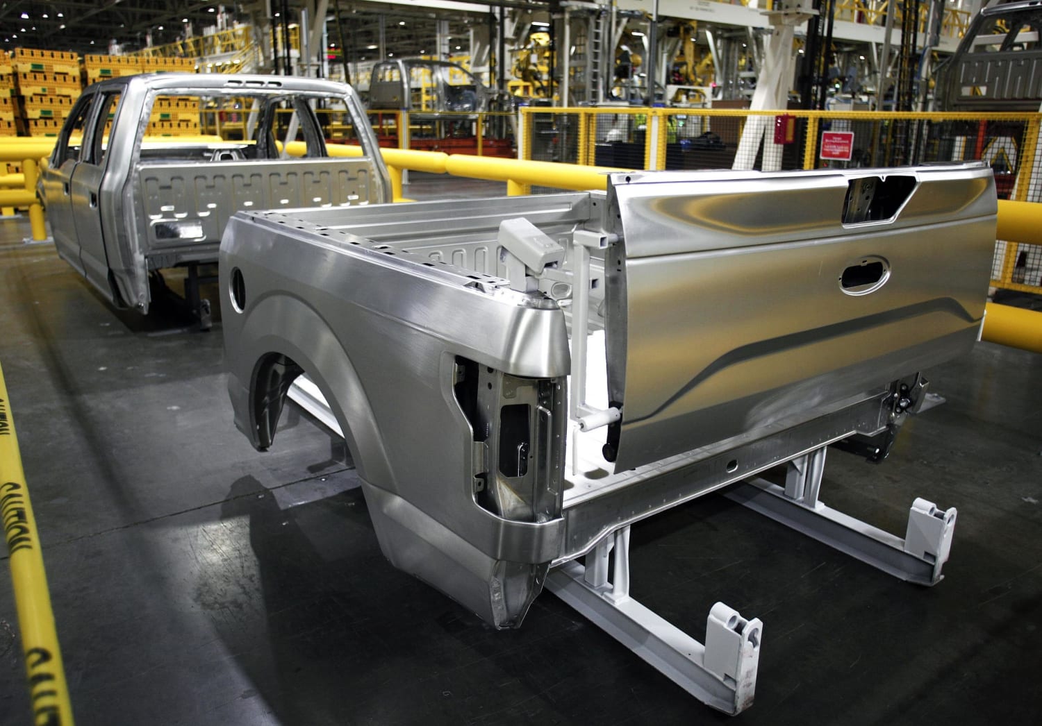 Aluminum body ford truck #1