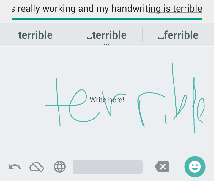 Google Handwriting Turns Your Touchscreen Chicken-Scratches Into Text