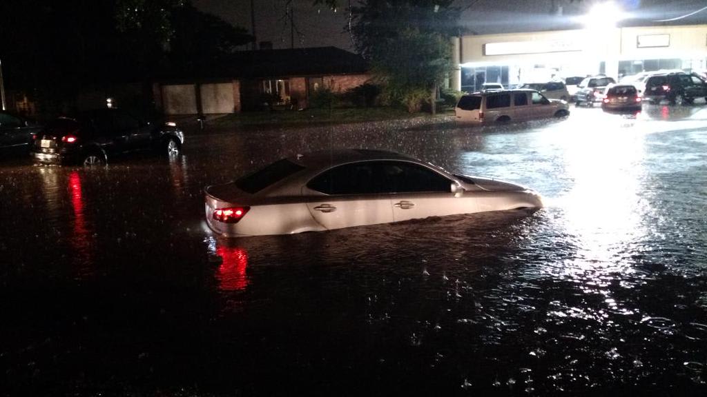 Cars Battle High Waters After Flash Floods in Houston - NBC News.com