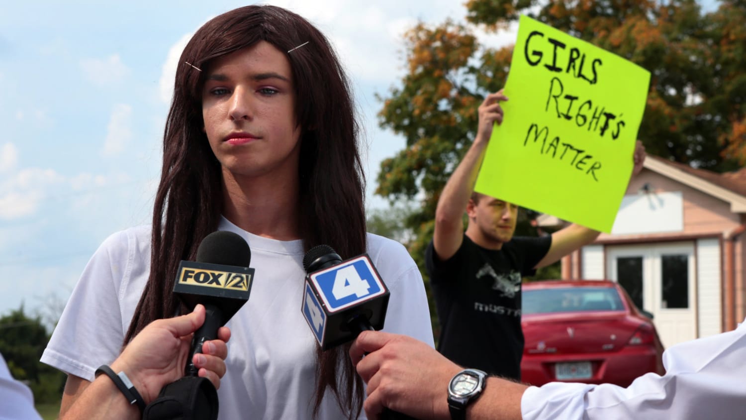 Missouri students protest transgender teens use of female 