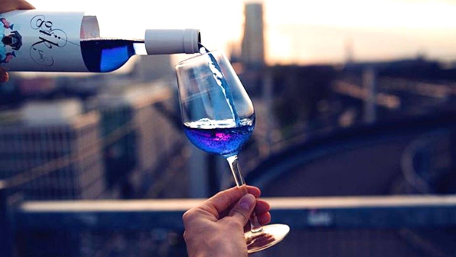 Image result for blue wine