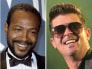 Image: Marvin Gaye, left, and Robin Thicke