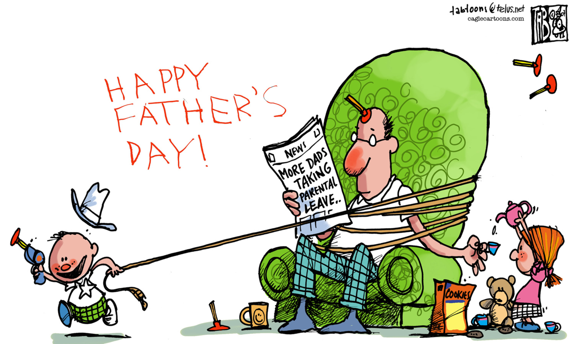 Image result for happy father's day cartoons