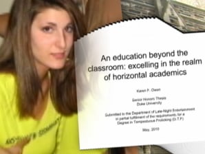 Woman does college thesis on strippers