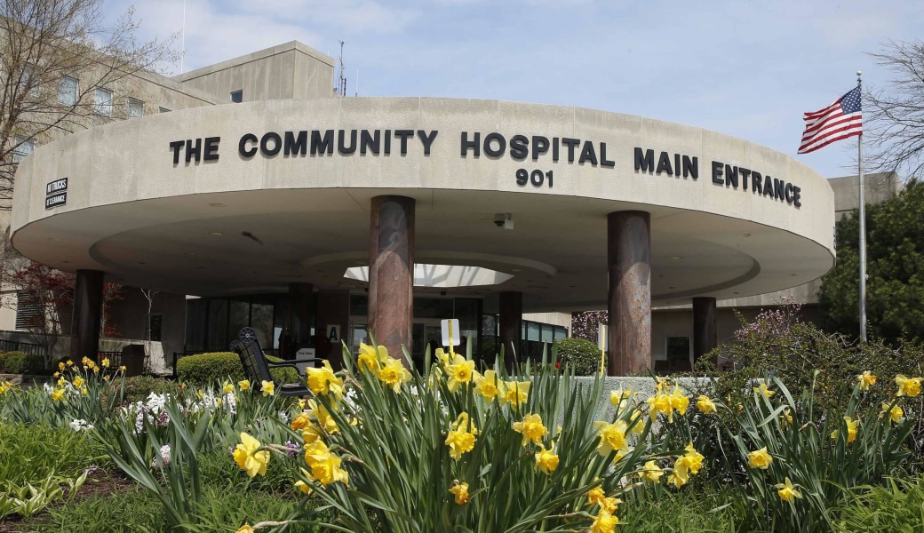 Image: The exterior of Community Hospital, where a patient with the first confirmed U.S. case of the Middle East Respiratory Syndrome is in isolation, is seen in Munster, Indiana