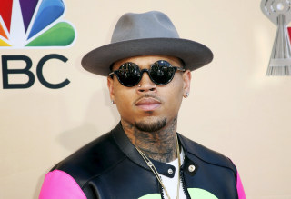 Image: File picture of R&amp;B singer Chris Brown posing at the 2015 iHeartRadio Music Awards in Los Angeles, California