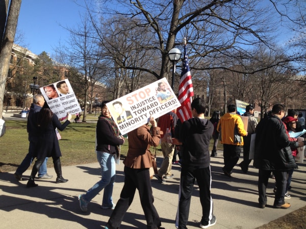 Ann Arbor rally for Peter Liang