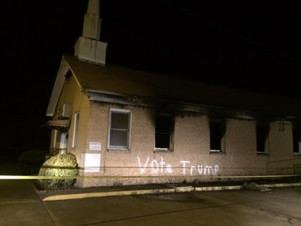 Image: Hopewell Missionary Baptist Church fire