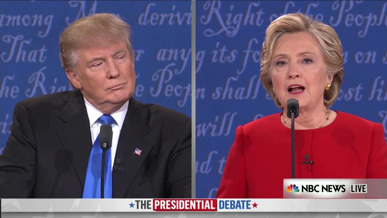 2016 Details about  / The New York Times Trump Clinton Debate October 20th