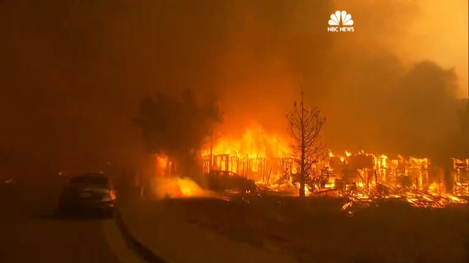 Massive Forest Fires Move Through California Damaging Thousands Of Acres