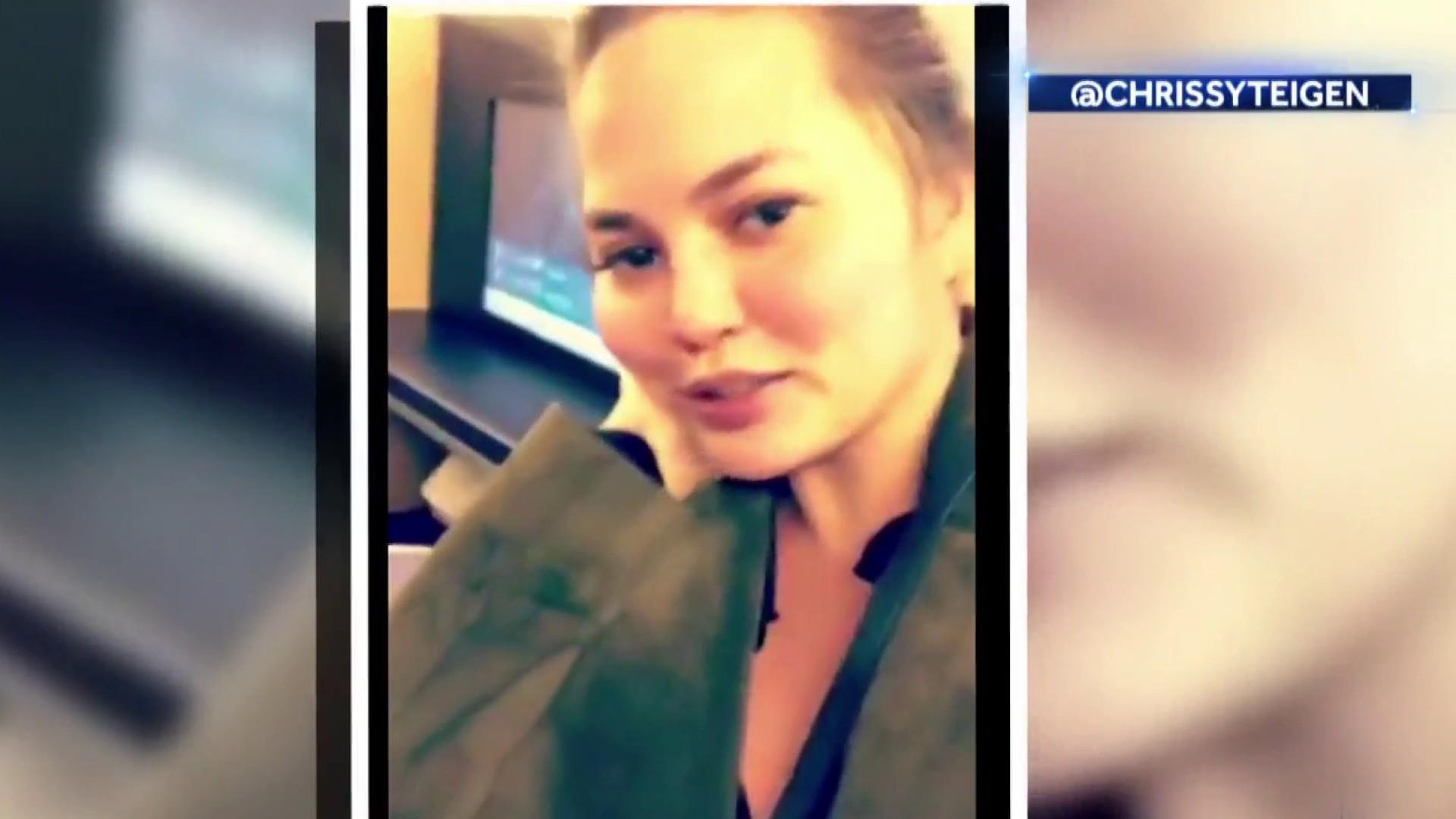 Tokyo-bound flight with Chrissy Teigen forced to return to Los Angeles