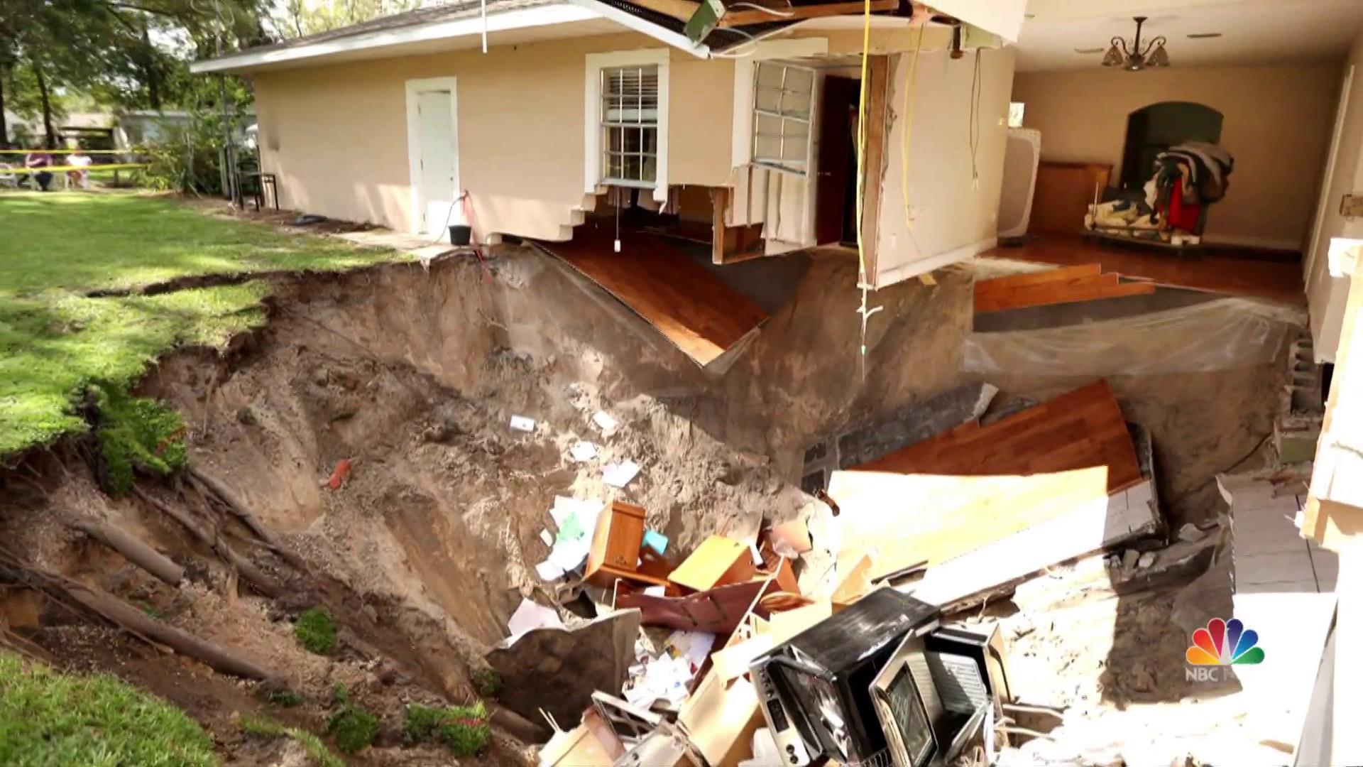 Dozens Of Sinkholes Appear Across Central Florida After