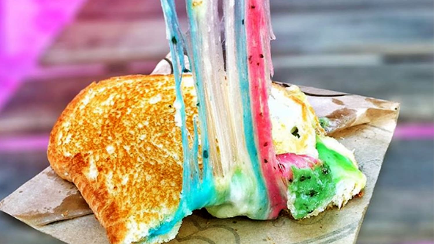Rainbow grilled cheese sandwiches are going viral - TODAY.com