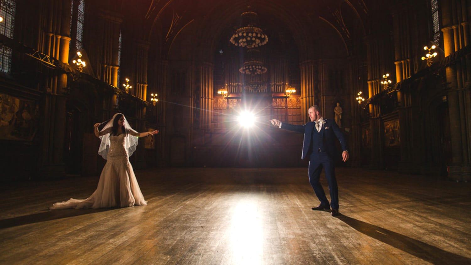 Harry Potter'-themed wedding charms fans and skeptics with magical