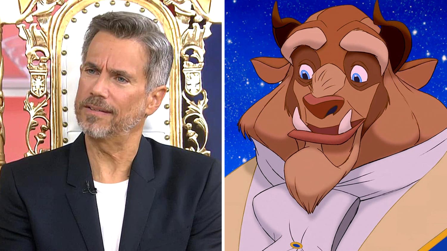 The Beast from 'Beauty and the Beast' charms TODAY anchors in ...