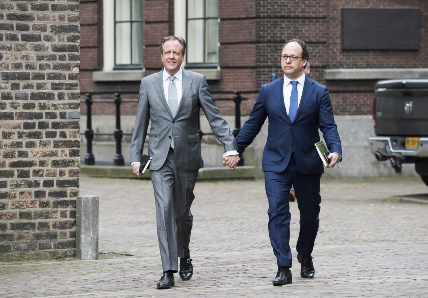 Dutch Men Hold Hands In Solidarity With Beaten Gay Couple
