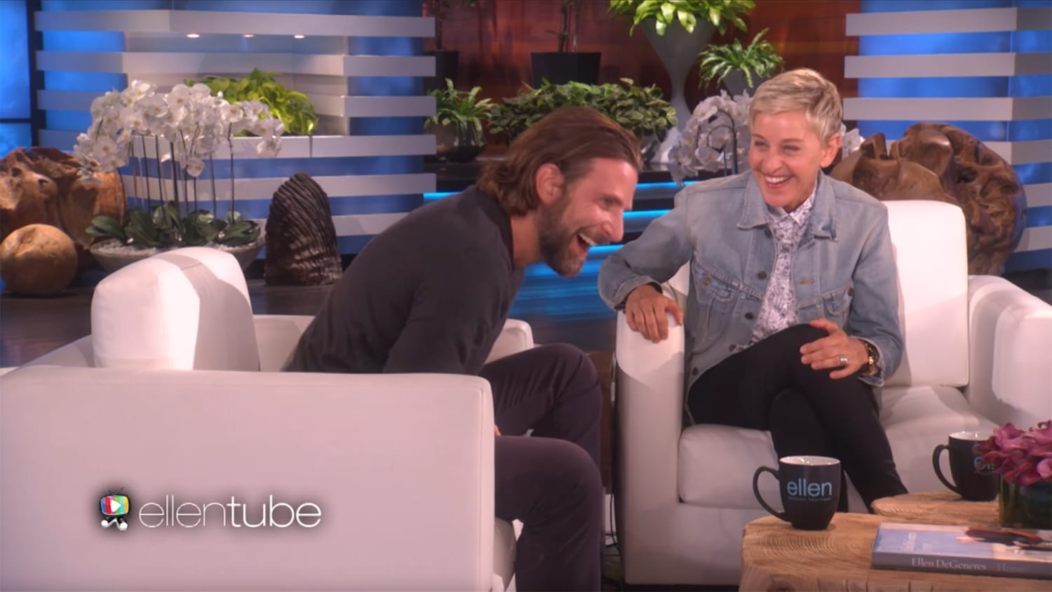 See why new dad Bradley Cooper have a laughing fit on 'Ellen' - TODAY.com