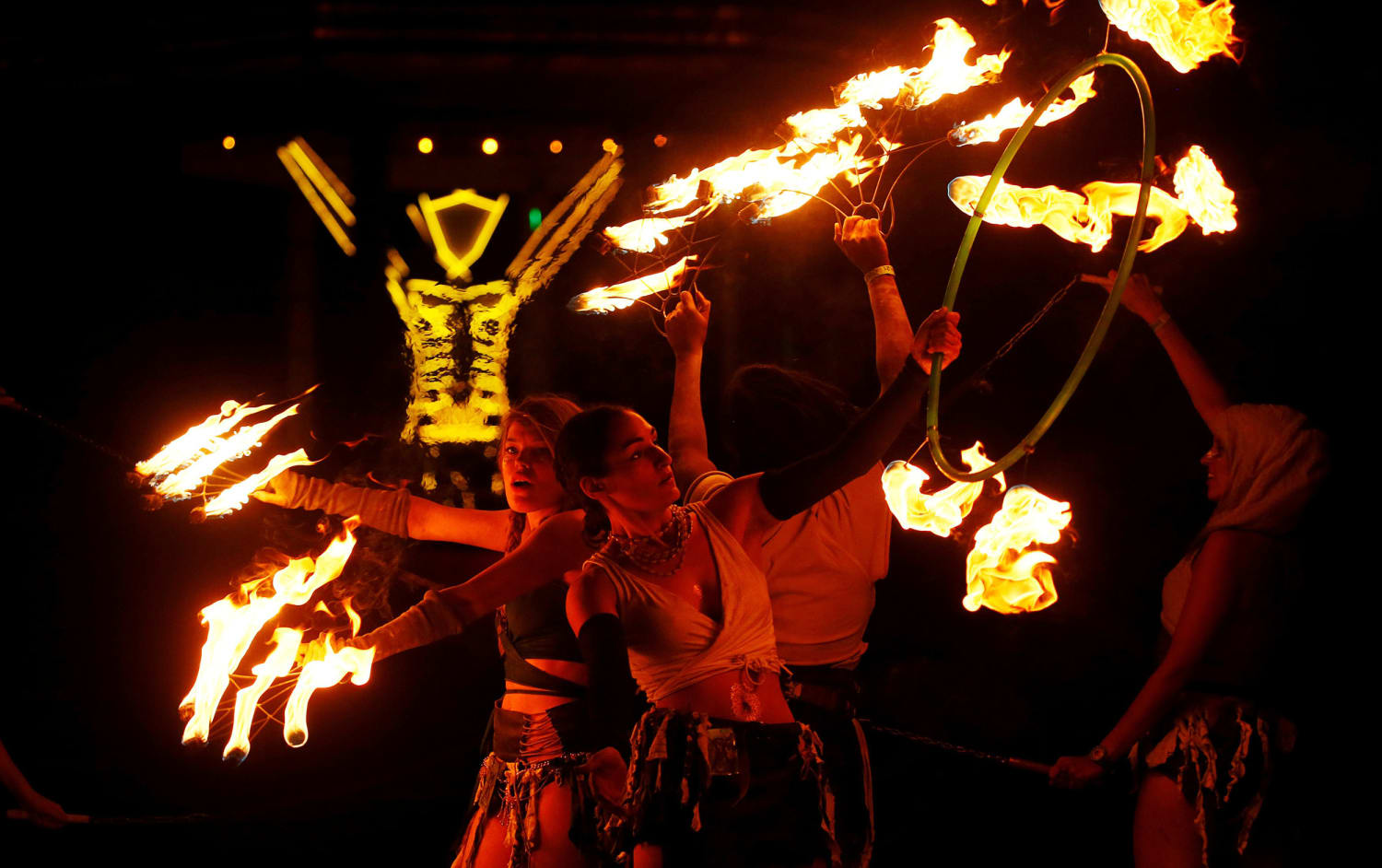 Image result for burning man fire dancer