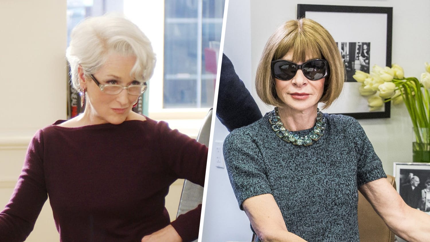 Meryl Streep Channels Devil Wears Prada Character For Meeting With Anna Wintour