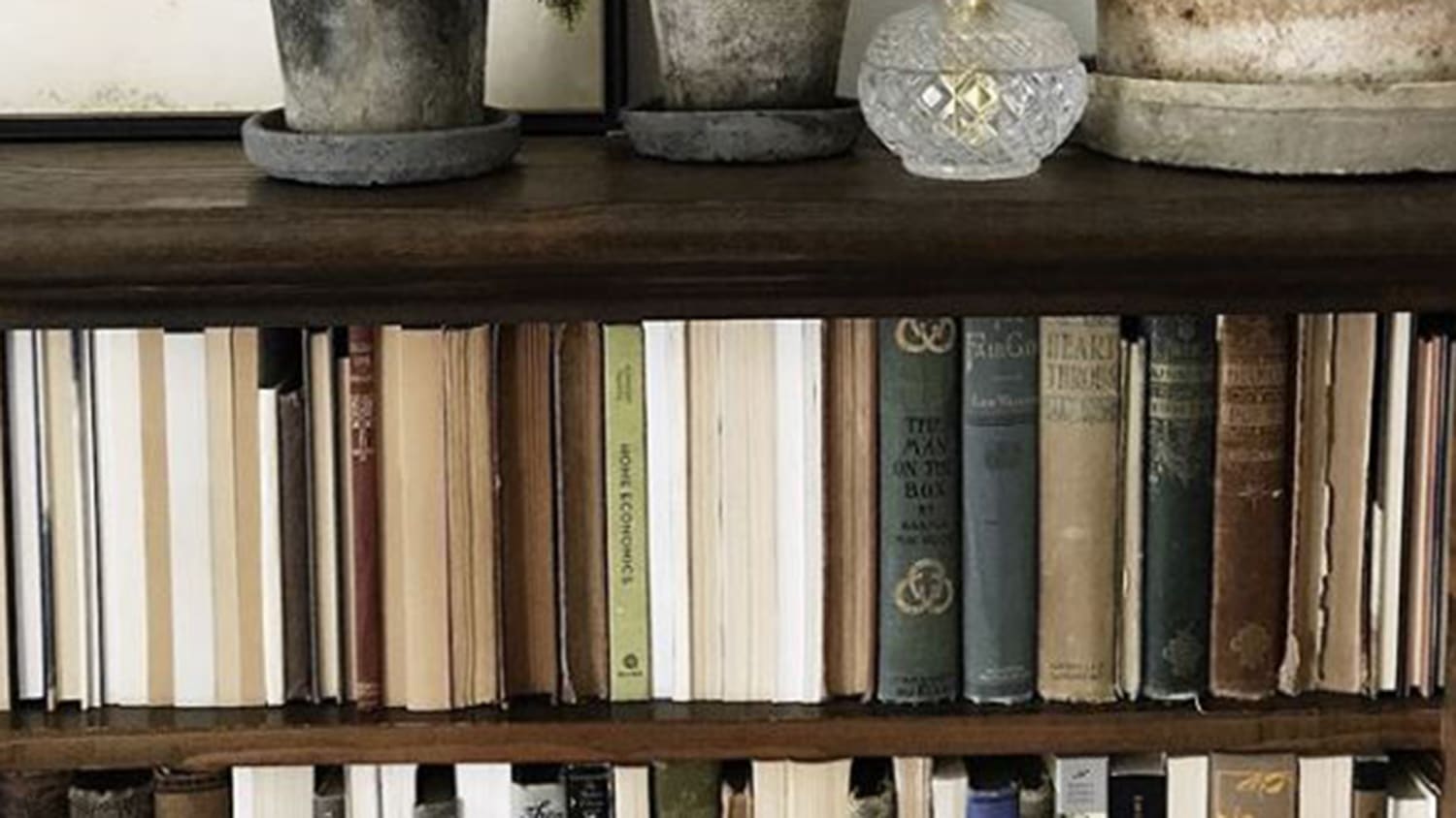 Backward Books On Shelves Is A Controversial Home Decor Trend