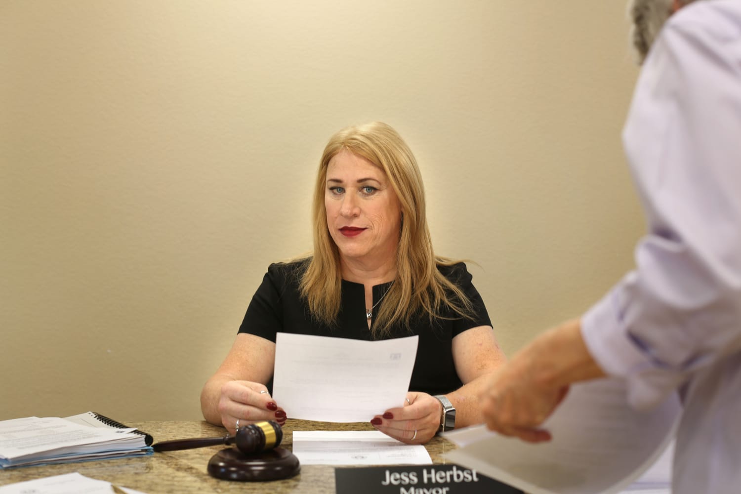 Jess Herbst, first openly transgender mayor in Texas, is voted out