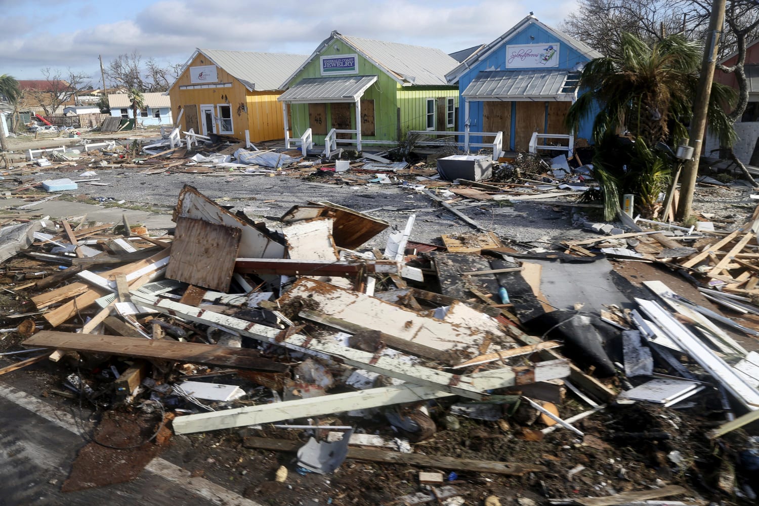 Photos Hurricane Michael Pounds Florida Panhandle