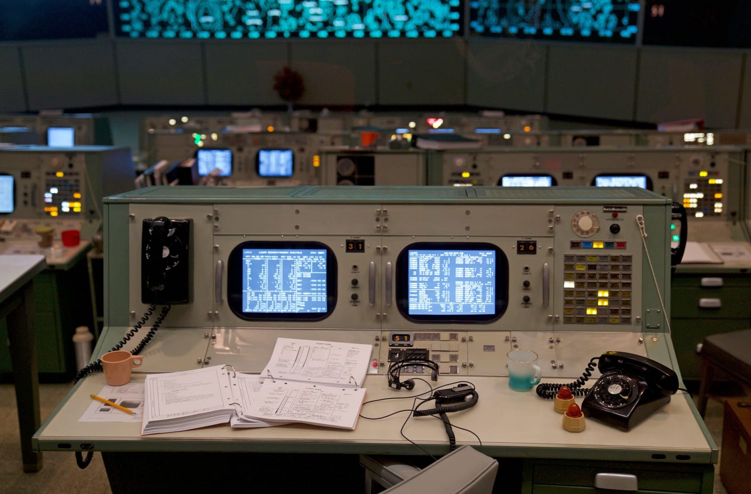 Photos 50 Years After Moon Landing Mission Control Is