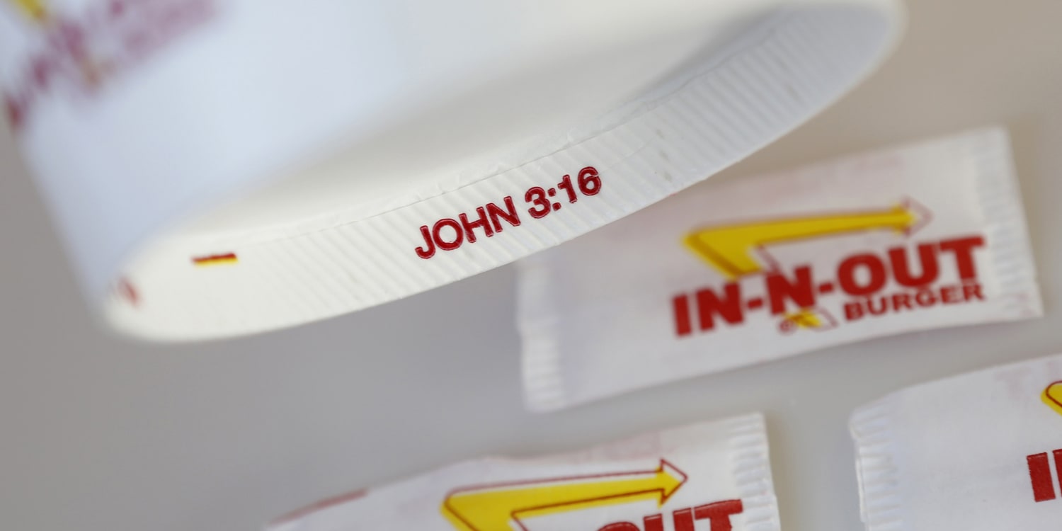 Why Does In N Out Print Bible Verses On Its Cups And Wrappers