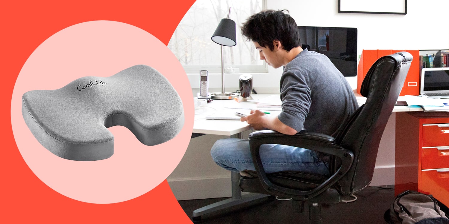 people are loving this memory foam seat cushion for back pain