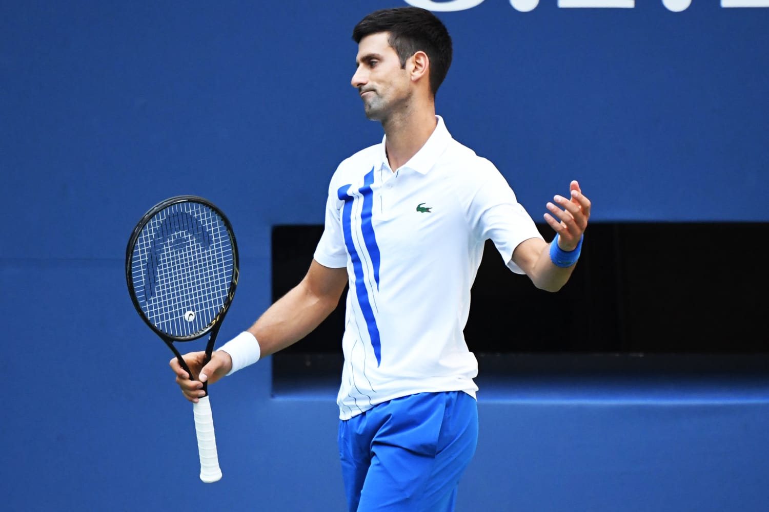 Novak Djokovic disqualified from U.S. Open for hitting line judge with ball