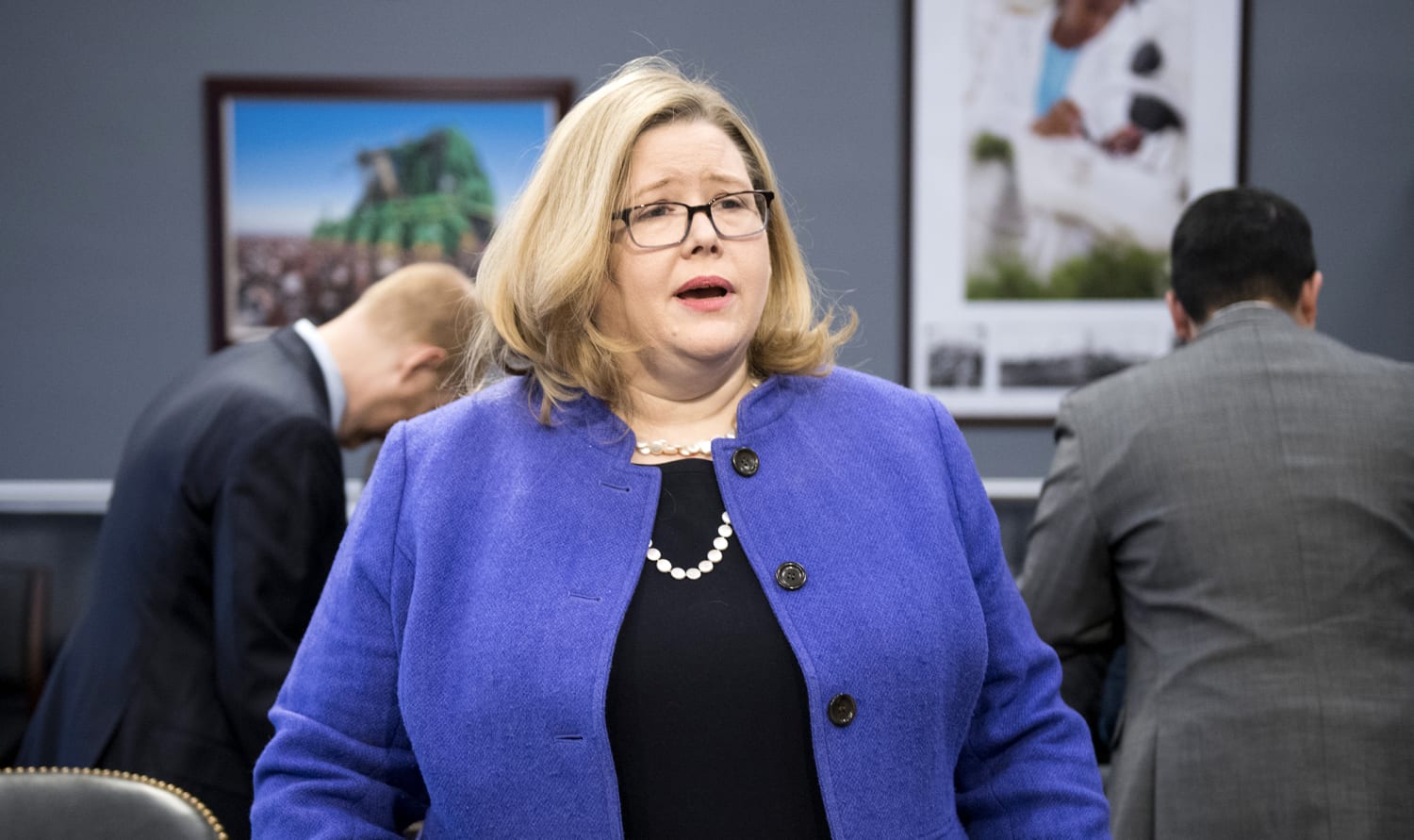A photo of General Services Administration head Emily Murphy