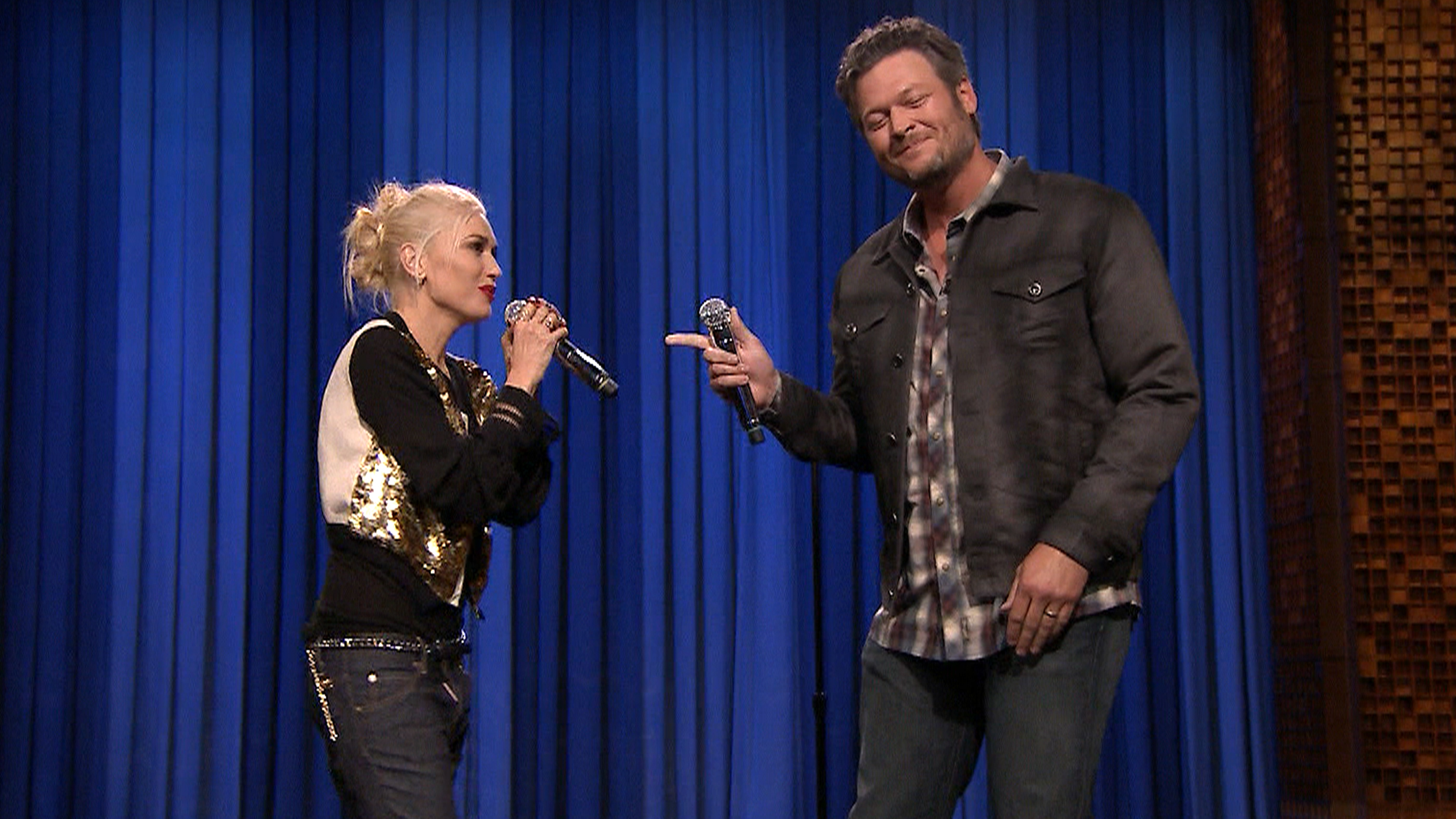 Gwen Stefani, Blake Shelton get epic in 'Tonight Show' lip ...
