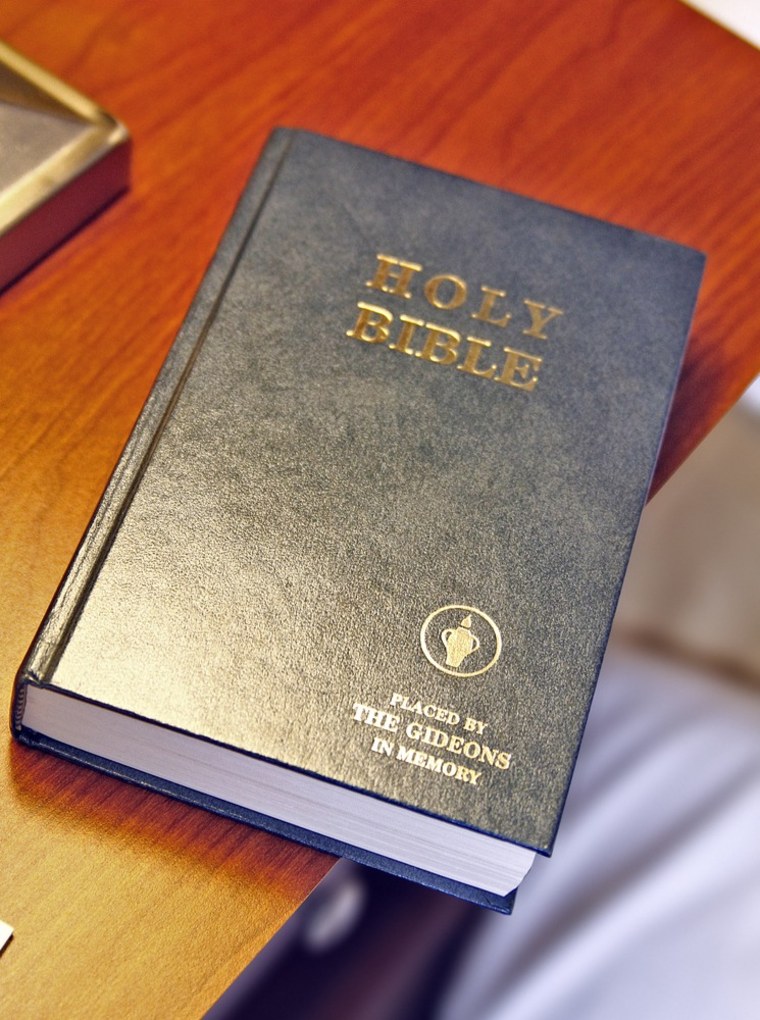 Gideons spread the word one Bible, one room at a time