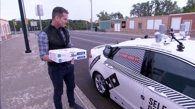 Domino S Testing Self Driving Ford Cars That Delivery Pizza