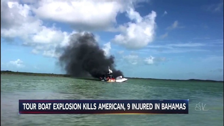Un bateau explose aux Bahamas, faisant 1 mort et 9 blessés