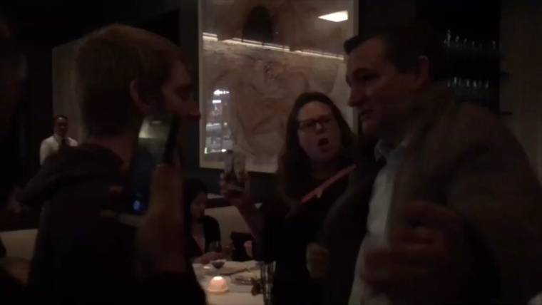Image result for cruz chased out of restaurant