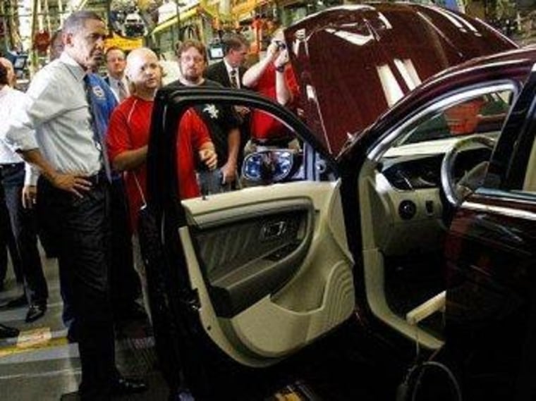 Obama says lost auto jobs gone