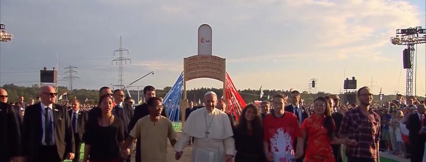 Pope Francis and Over a Million People Attend Vigil in Poland
