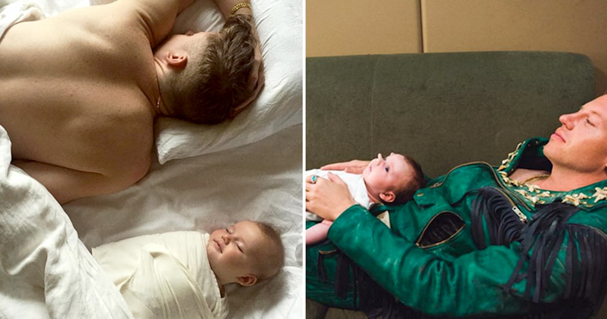 Macklemore Sleeps Alongside His Baby Melts Hearts On Instagram