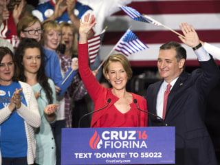Ted Cruz Names Carly Fiorina as Running Mate