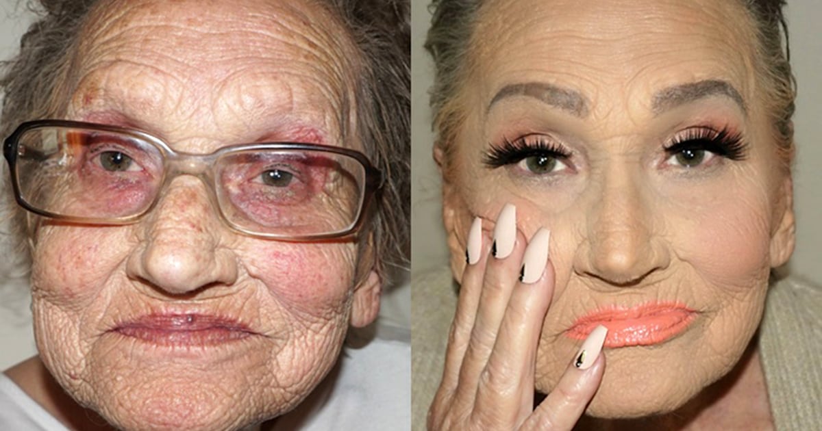 Tea Flego's Grandma Livia gets an incredible makeup transformation Meet Glam-Ma! See this 80-year-old's incredible makeup transformation - 웹