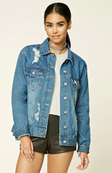 Fall denim jackets: Distressed, patches, oversized and more ...