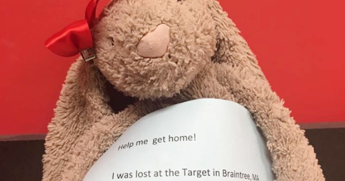 Stuffed bunny lost at Target sparks 